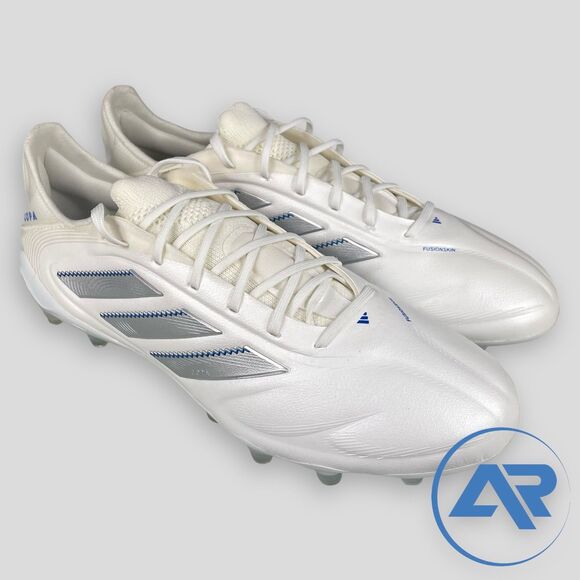 Adidas Copa Pure 3 Elite FG Cloud White Silver Metallic Men's Size 8 ID9040 - Picture 1 of 7
